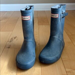 Hunter Toddler Baby Kids Navy Blue Rain Boots, size 10 UK, 11 US